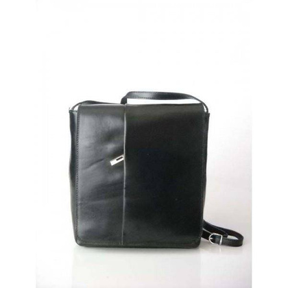 LISTONOSZKA MĘSKA MAŁA  SKÓRZANA  FLORENCE CZARNA  LM4N