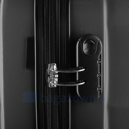 Duża walizka WINGS 159 L Szara