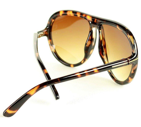 Luksusowe okulary przeciwsłoneczne MAZZINI ROUND FASHION brąz - min. zamówienie 20 / 50 / 100 szt.