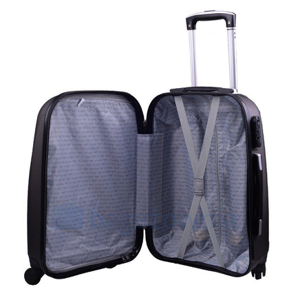 Mała kabinowa walizka WINGS 0912 S Ryanair Czarna