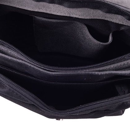 Torba skórzana KEMER TSM12/01 Antracyt / Czarny - min. zamówienie 20 / 50 / 100 szt.