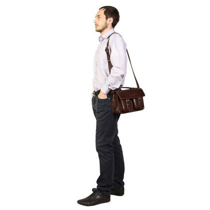 Stylowa torba kuferek KEMER VOOC Vintage P30 czarny