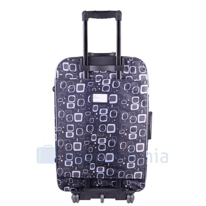 Mała kabinowa walizka PELLUCCI RGL 773 S Czarno Szara