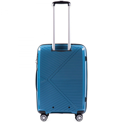 Średnia walizka WINGS PP06 M Niebieska