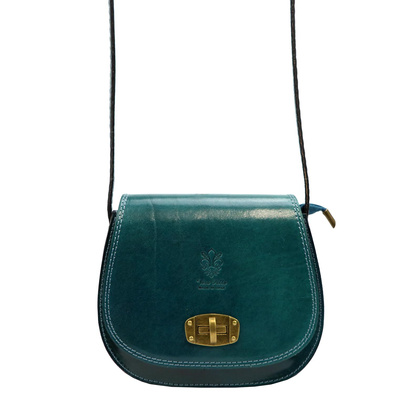 Torebka damska listonoszka, skóra naturalna