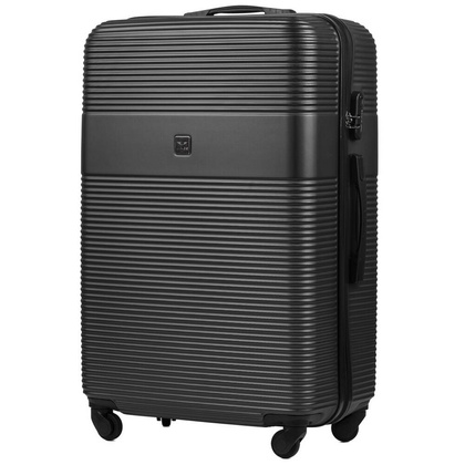 Duża walizka WINGS 5398 L Dark Grey