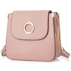 Torebka listonoszka damska KEMER SOLIER FB42 Różowa - min. zamówienie 20 / 50 / 100 szt.