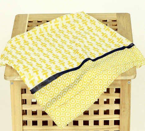 Szal i apaszka żółty musztarda stylowa do pracy MAZZINI - min. zamówienie 20 / 50 / 100 szt.