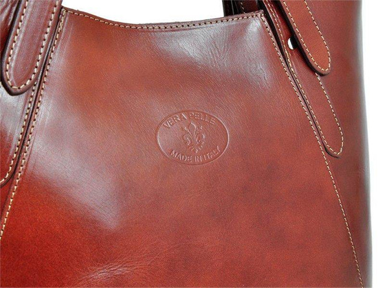 Torebka damska skórzana KEMER 847 Camel