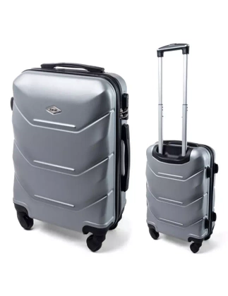 Mała kabinowa walizka KEMER RGL 720 S Srebrna