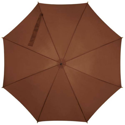 Parasol automatyczny, drewniany NANCY Brązowy