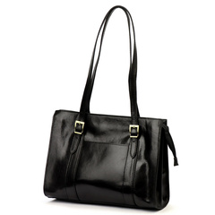 Klasyczna damska torebka, skóra naturalna, 54