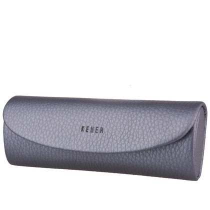 Etui na okulary skórzane KEMER OK2 Antracyt - min. zamówienie 20 / 50 / 100 szt.