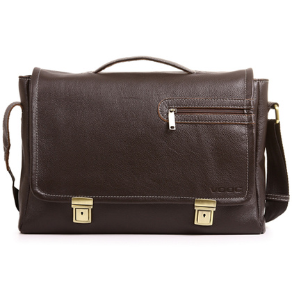 ELEGANCKA TORBA SKÓRZANA KEMER VOOC EP9 BRĄZOWA