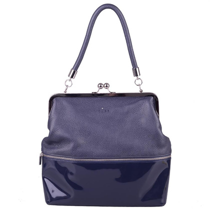 Torebka damska skórzana KEMER R 198 Granatowa - min. zamówienie 20 / 50 / 100 szt.