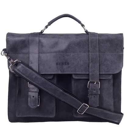 Torba skórzana na ramię KEMER CH 03 Czarna - min. zamówienie 20 / 50 / 100 szt.