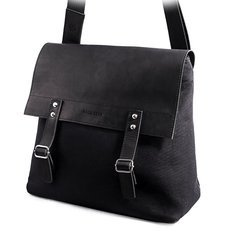 Czarna męska torba na ramię BRØDRENE ML18 - min. zamówienie 20 / 50 / 100 szt.