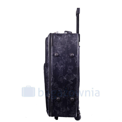 Mała kabinowa walizka PELLUCCI RGL 773 S Czarno Biała