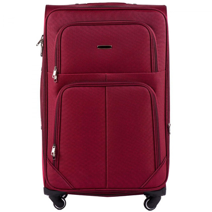 Duża walizka WINGS 214 4K L Czerwona