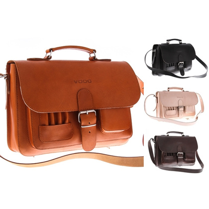 TECZKA SKÓRZANA 3W1 KEMER VOOC Vintage  P13 BEŻOWA