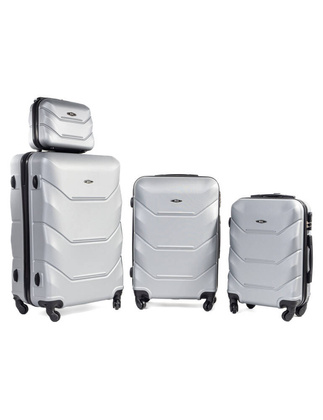 Zestaw 4 walizek PELLUCCI RGL 720 Srebrny
