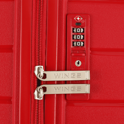 Zestaw 3 walizek WINGS MUR01-3 Wine Red