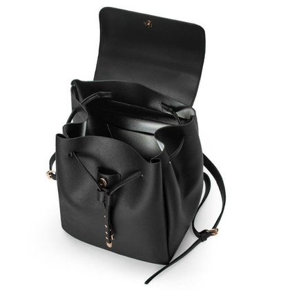 Plecak damski KEMER FB35 Czarny - min. zamówienie 20 / 50 / 100 szt.