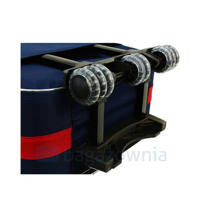 Duża walizka PELLUCCI RGL 801 L Granatowo Czerwona