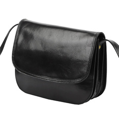 Torebka-listonoszka, skóra naturalna