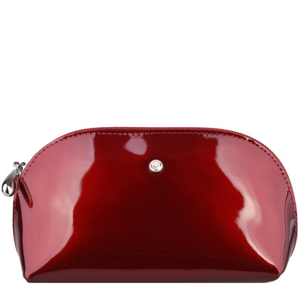 Kosmetyczka skórzana KEMER KO 253 Bordo lakier - min. zamówienie 20 / 50 / 100 szt.