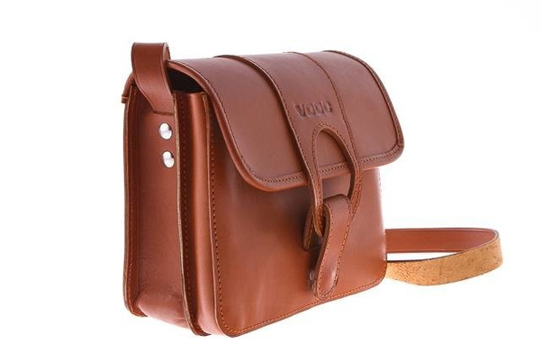 Torebka damska na ramię KEMER VOOC Vintage P28 Koniak