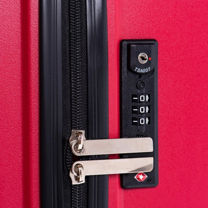 Średnia walizka WINGS PP06 M Czarna