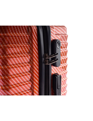 Zestaw 3 walizek KEMER RGL PC1 Czerwony