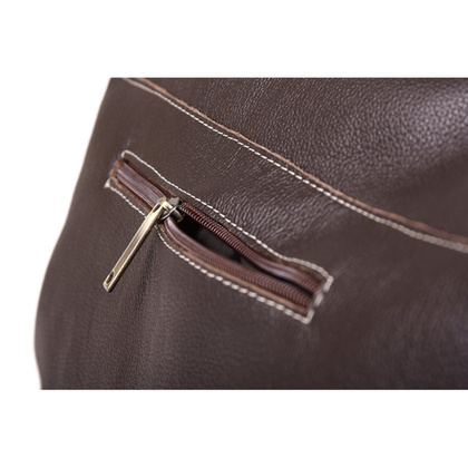 ELEGANCKA TORBA SKÓRZANA KEMER VOOC EP9 BRĄZOWA