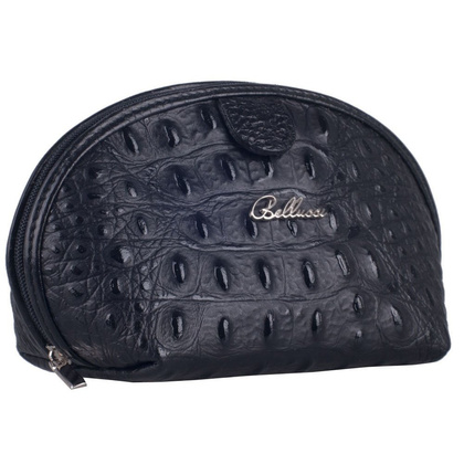 Kosmetyczka skórzana BELLUCCI  C-1 Czarna - min. zamówienie 20 / 50 / 100 szt.