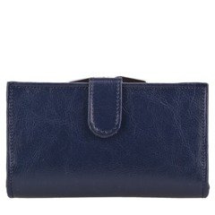 Portfel damski skórzany KEMER P13 Granatowy - min. zamówienie 20 / 50 / 100 szt.