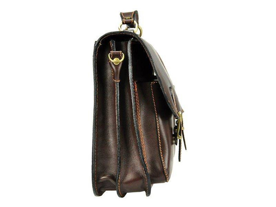 Teczka skórzana PELLUCCI 858 Brązowa