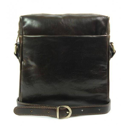 Listonoszka, raportówka A5 Made in Italy czekoladowa VP143T