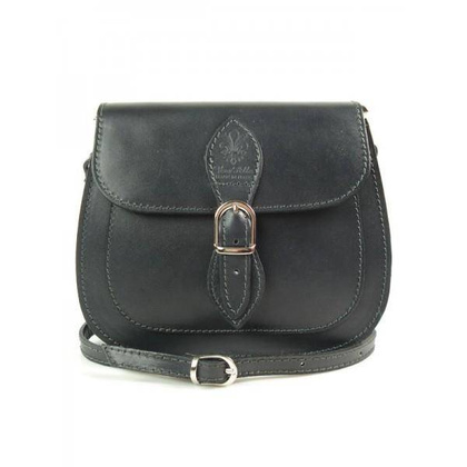 GRAFITOWA LISTONOSZKA VERA PELLE WŁOSKA RAPORTÓWKA CHLEBAK  L155G