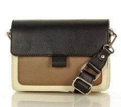 MARCO MAZZINI Torebka listonoszka skórzana messenger italian design multicolor - min. zamówienie 20 / 50 / 100 szt.