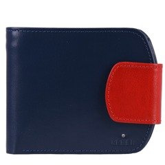 Portfel damski skórzany KEMER D15 Granatowo - min. zamówienie 20 / 50 / 100 szt.