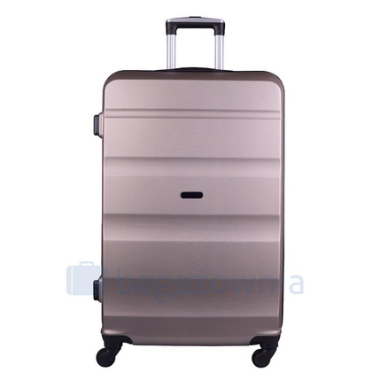 Duża walizka WINGS AT01 L Złota