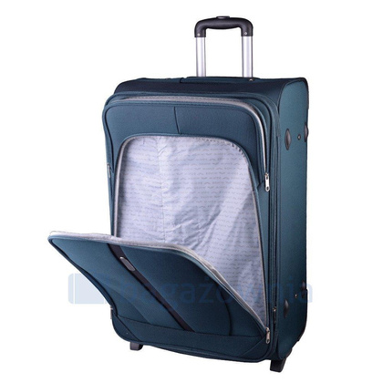 Duża walizka WINGS 1706 2K L Zielona