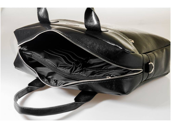 Męska torba na ramię laptop BRØDRENE b03 czarna - min. zamówienie 20 / 50 / 100 szt.