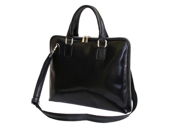 Teczka damska skórzana KEMER 777G ciemny popiel