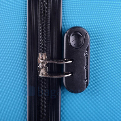 Średnia walizka WINGS 401 M Turkusowa