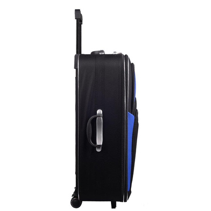 Zestaw walizek PELLUCCI RGL 773 Czarno Niebieski