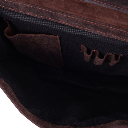 Torba skórzana na ramię KEMER CH 01 Brąz - min. zamówienie 20 / 50 / 100 szt.