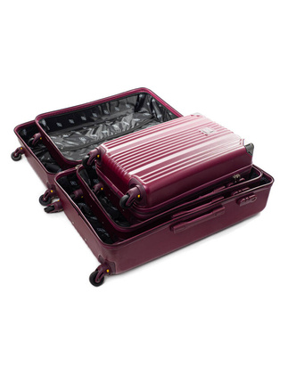 Zestaw 3 walizek KEMER RGL 735 SZAMPAN