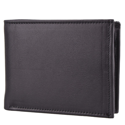 Portfel męski skórzany KEMER P29L Czarny